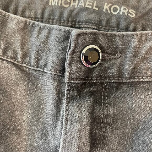 Michael Kors Skinny Lace Pocket Black Wash Denim Jeans, 8 - Picture 8 of 9